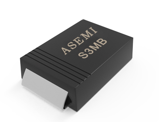 (S3M-SMB)  S3MB/S3KB/S3JB/S3GB/S3DB,  ASEMI贴片整流二极管