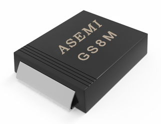 [GS8M-SMC] GS8MC/GS8DC/GS8GC/GS8JC/GS8KC  ASEMI贴片整流二极管