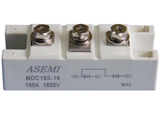 MDC165-16,MDC165-12,MDC200-16,MDC200-12,  ASEMI单臂串联整流模块